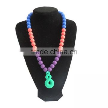 Hot Sell Silicone Baby Teething Necklace
