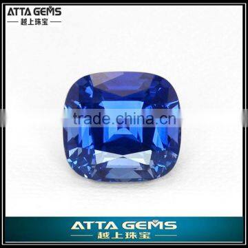 square princess cut created blue sapphire price