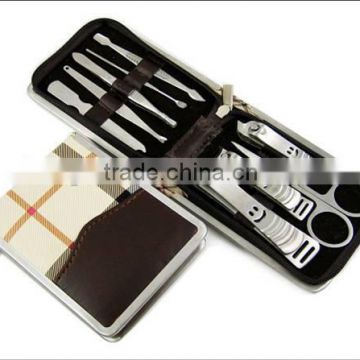 Mini Pocket PU Leather Case Pack 7 Nail Care Tools /Manicure And Pedicure Set
