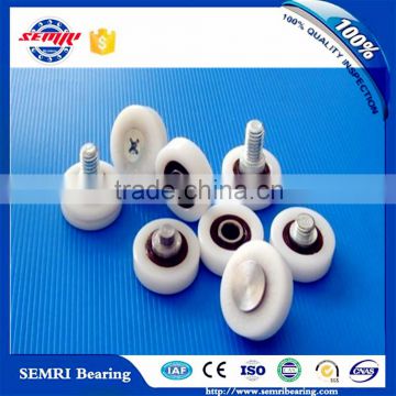 Nylon Small Deep Groove Ball Bearings Roller Plastic Pulley Wheels with Bearings for Door Windows