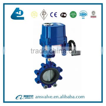 Gearbox motorized butterfly valve TianJin Ansheng
