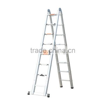 5m full aluminum joint telescopic ladder