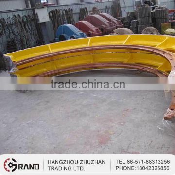 Direct Reduced Iron Use and Carbon Steel Material Big Rotary Kiln Girth Gear