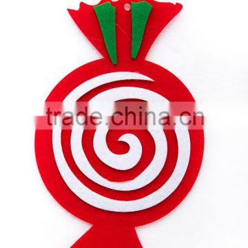 XJB42 wholesale 2016 new Non-woven lollipop christmas decorations
