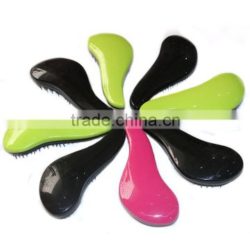Pink / White Auto Hair Straightener Comb LCD Ion Brush Electric Hair Massager Anti-Scald Tool lcd hair straightening brush