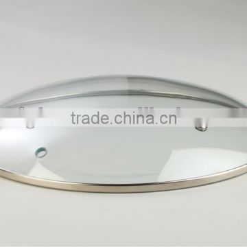 C type high dome tempered glass lid