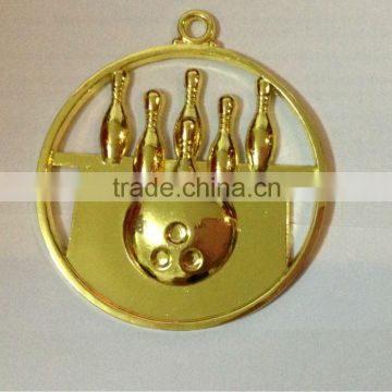 Low price New product 3d bowling medal