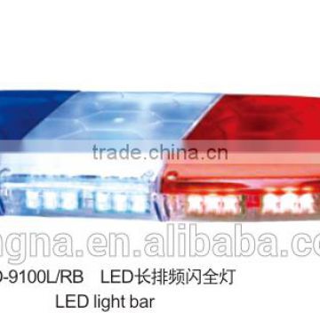 red and blue led police lights led warning strobe light bar TBD-9100L/BR