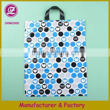 fancy design custom printed poly polybag bag for girls' shopping wholesale in guangzhou