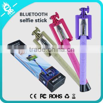 new colorful bluetooth selfie stick monopod selfie-stick with bluetooth shutter for samsung note 3