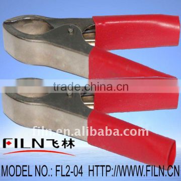 30A 75mm battery charger clip iron plated nickel with high quality fast delivery