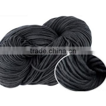 100% goat hair yarn in black color for tent