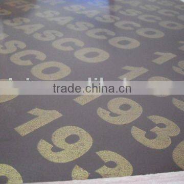 Brown Film Face Plywood with print logo