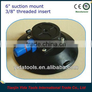 6 inch suction cup mount with 3/8-16 threaded insert