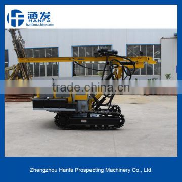 Rock drilling!Stone killer!crawler type Hydraulic movable drill HF138Y, with air compressor