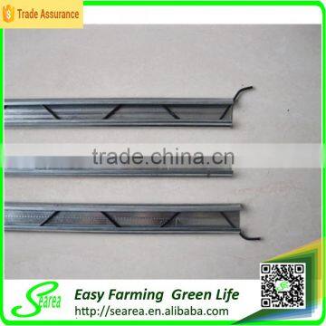 double lock profile used for plastic film in greenhouse