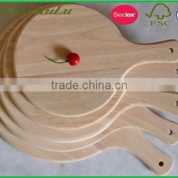 factory price eco friendly pine wood round wooden pizza peel