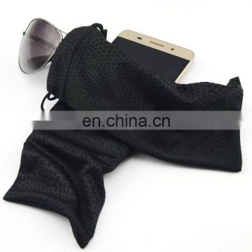 Soft Cloth Drawstring Cleaning Storage Bag Pouch for Eyeglasses Sunglasses