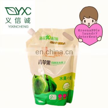 2kg Fruit Language laundry liquid detergent from China factory