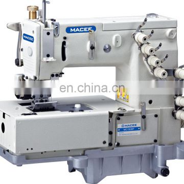 1508 flat bed double chain stitch sewing machine with horizontal looper movement mechanism