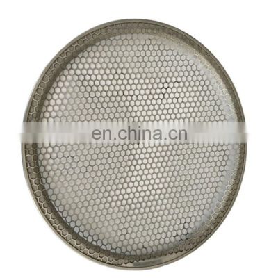 Disk mesh cloth packs with aluminum or stainless steel rim for more rigidity & strength