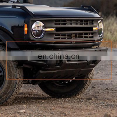 Hot Sale PP Material Pickup Accessories Black Front Bumper For Ford Bronco 2021