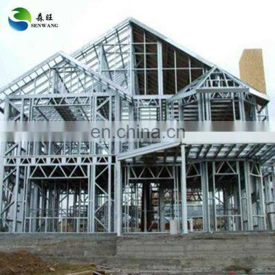 Large Span Space Structural Steel Frame Building Construction Lightweight Steel Structure Warehouse for Working