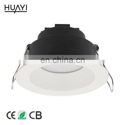 HUAYI Multi-functional Led Tube Lamps Have A Dial Switch Color Temperature Can Be Switched Trimless Downlight