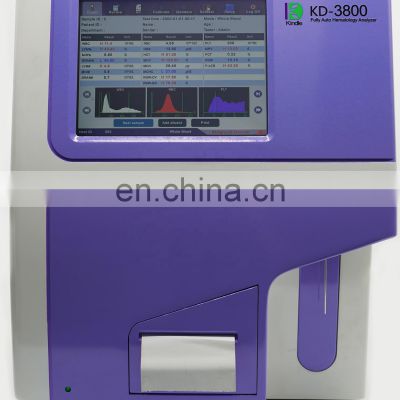 3-part hametology analyzer  KD3800 hematology analyzer Cell blood Counter
