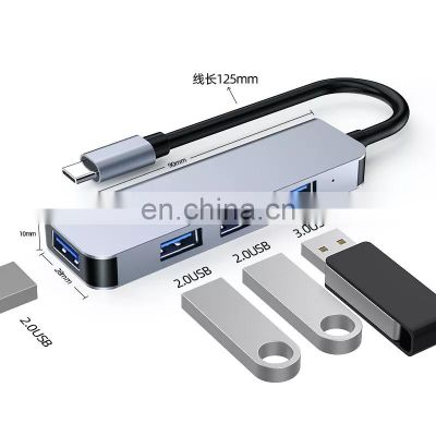 USB C Hub 4 Ports Multiport Type C Hub usb Converter Splitter micro usb hub 3.0 adapter  for Laptop