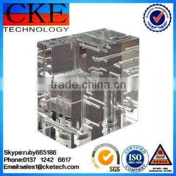 High Precision Clear Engineering Plastic CNC Tapping Machining Parts