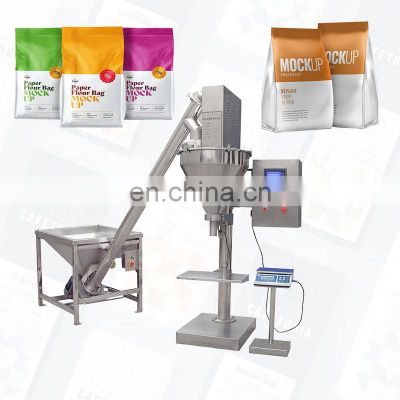 Semi Automatic Bottle Dry Powder Volumetric Mealie Meal Vials Sachet Powder Jar Filling and Sealing Machine
