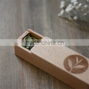High Quality Cheapest Luxury Custom Printed/Painted Natural Wooden Tea Bag Box Wooden