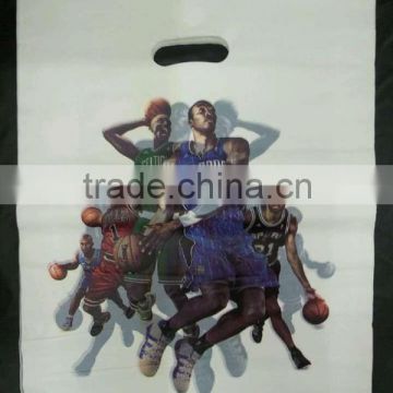 Cheap Reusable Printed Gift Grocery Plastic Shopping Bag Handle