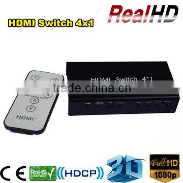 2016 Great Selling 1.3V 4X1 HDMI Switcher With SPDIF In China