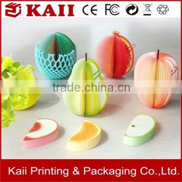 3D fruit sticky note, advertising fruit sticky note, high quality fruit sticky note manufacturing and selling in China