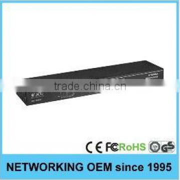 16 Port 10/100Mbps ethernet switch plastic case