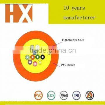 900mm tight buffer fiber indoor mental-free fiber optical cable GJFJV for CCTV system