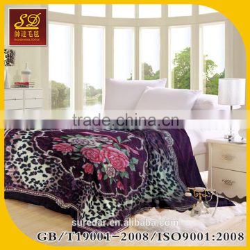 Manufacturers Supply Two Sides 100% Polyester Flannel Fleece Printed Butterfly&Flower For Blanket,Bathrobe,Sleepwear
