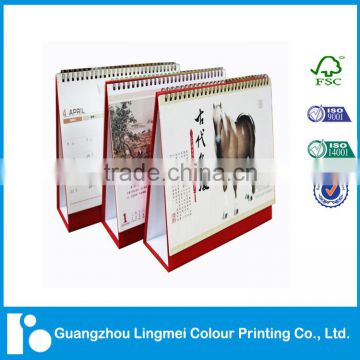 2016 new style calendar printing service in guangzhou