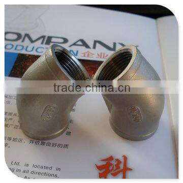 150# casting 316 stainless steel elbow fittings in 45 degree