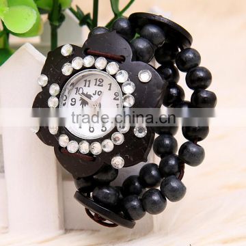 Wholesale Fashion Design wood bracelet watch
