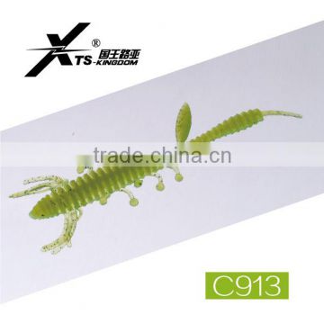 75mm 1.4g,100mm 3.2g Rubber Fish Lure