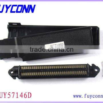 TYCO 552307-1 64 Pin Receptacle Centronic Champ RJ21 IDC Side Entry Cable Connector with plastic cover