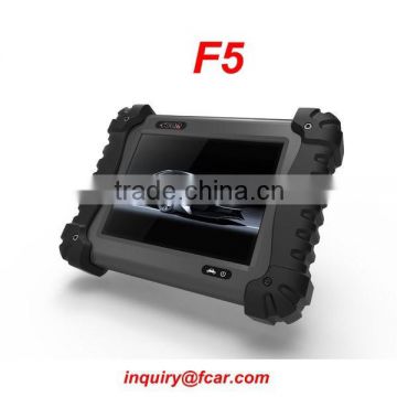 FCAR F5-G Vehicle Diagnostic Tool, passenger, light commercial vehicles, 24v heavy duty truck, key programming, injector test