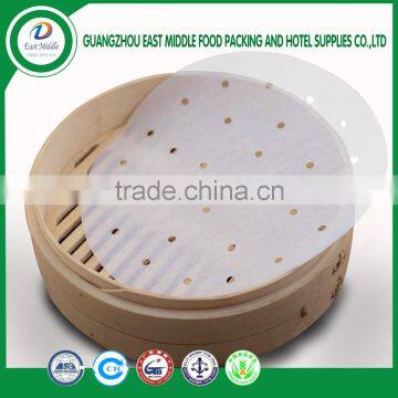 FDA approved non-stick high heat resist food grade steaming paper Dim Sum paper