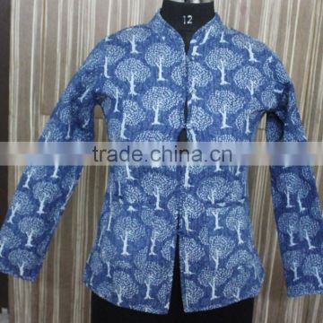 Vintage kantha quilted jacket reversible ethnic quilted jacket