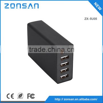 2016 ODM/OEM cheap price 5 port usb mobile charger power sockets with smart IC