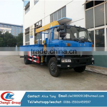 manual truck mounted crane howo truck crane