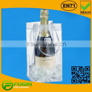 hot selling pvc wine bottle ice bag